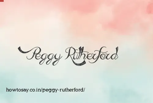 Peggy Rutherford