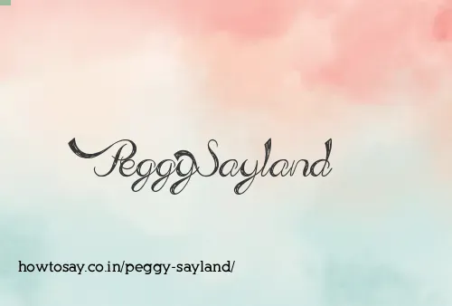 Peggy Sayland