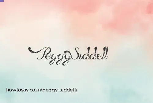 Peggy Siddell