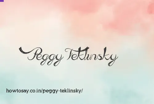 Peggy Teklinsky