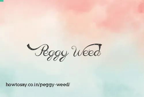 Peggy Weed