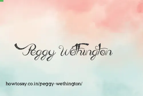 Peggy Wethington