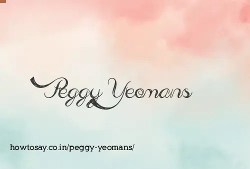 Peggy Yeomans