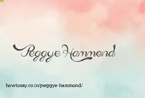 Peggye Hammond