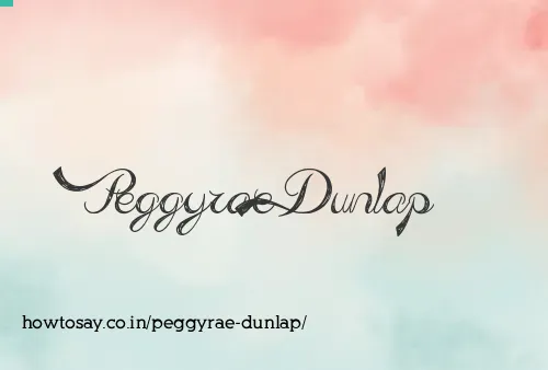 Peggyrae Dunlap