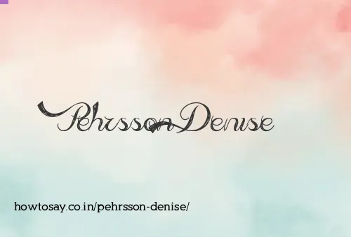 Pehrsson Denise