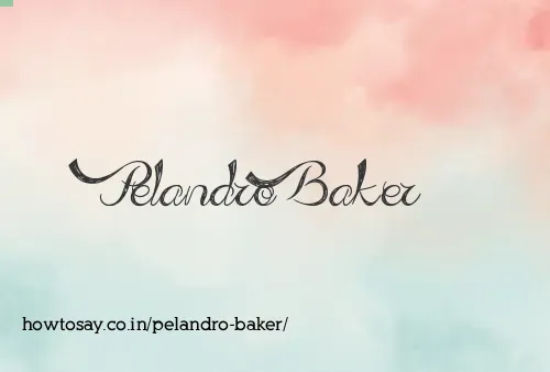 Pelandro Baker