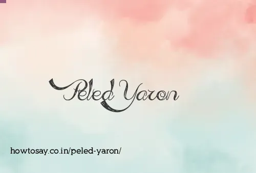 Peled Yaron