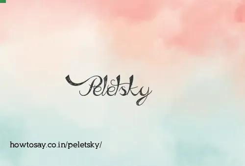Peletsky