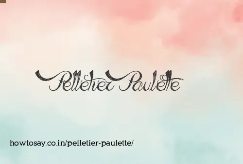 Pelletier Paulette