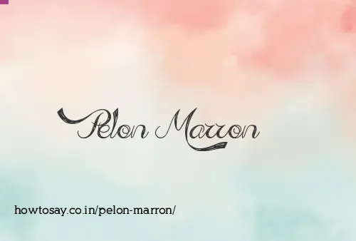 Pelon Marron