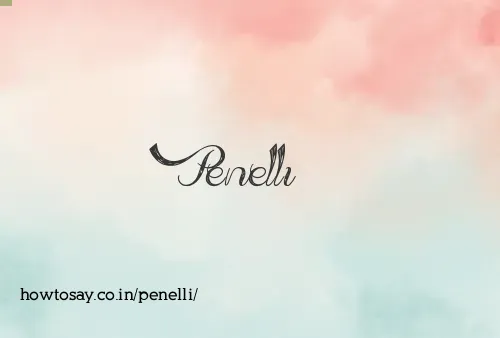 Penelli