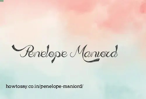 Penelope Maniord