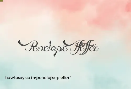 Penelope Pfeffer