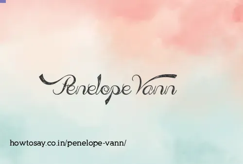 Penelope Vann