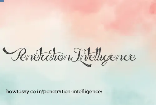 Penetration Intelligence