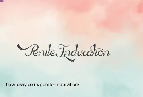 Penile Induration