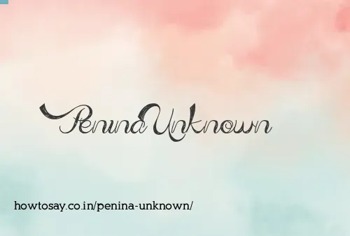 Penina Unknown