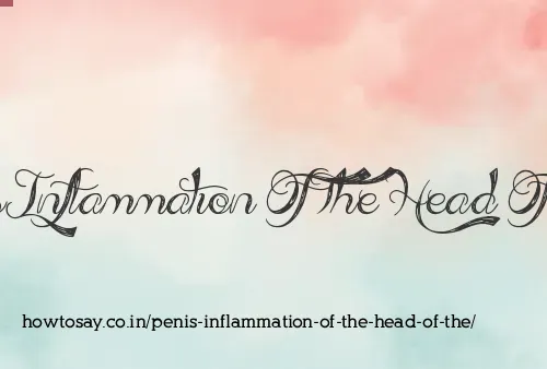 Penis Inflammation Of The Head Of The