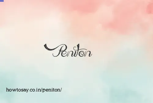 Peniton