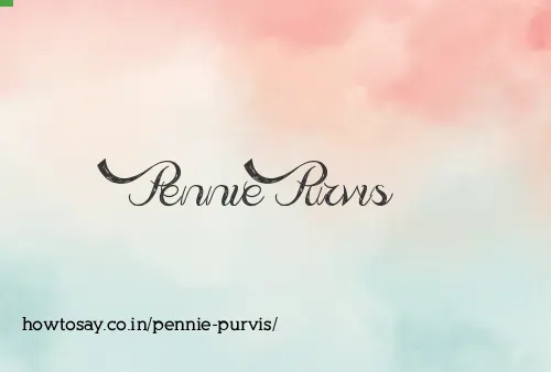 Pennie Purvis