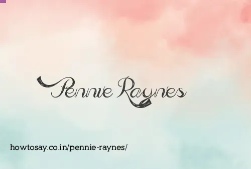 Pennie Raynes