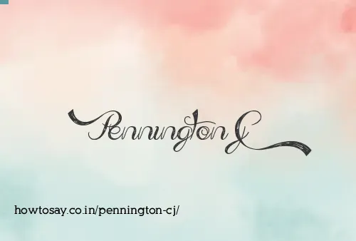 Pennington Cj