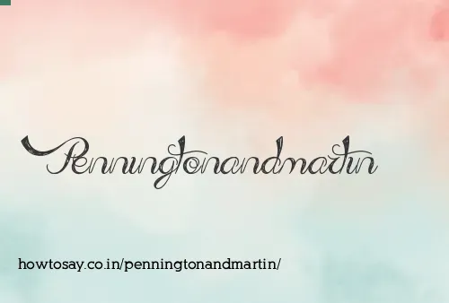 Penningtonandmartin