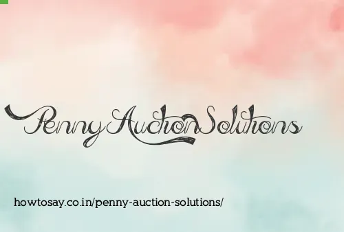 Penny Auction Solutions