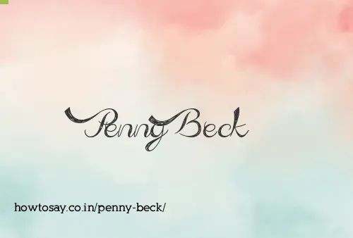 Penny Beck