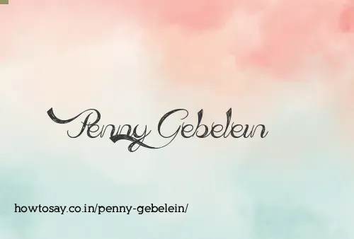 Penny Gebelein
