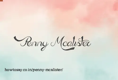 Penny Mcalister
