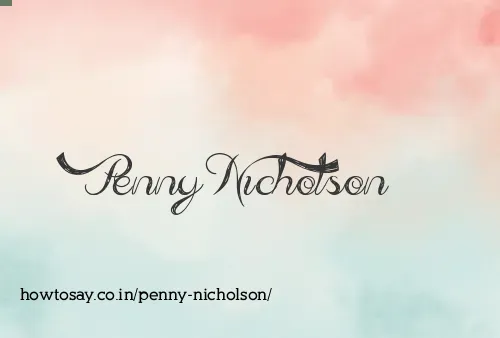 Penny Nicholson