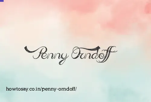 Penny Orndoff