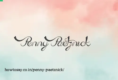 Penny Paetznick