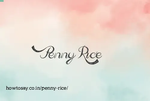 Penny Rice