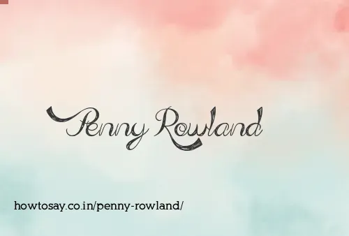 Penny Rowland