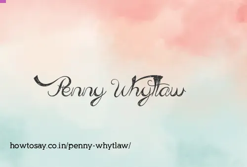 Penny Whytlaw