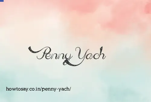 Penny Yach