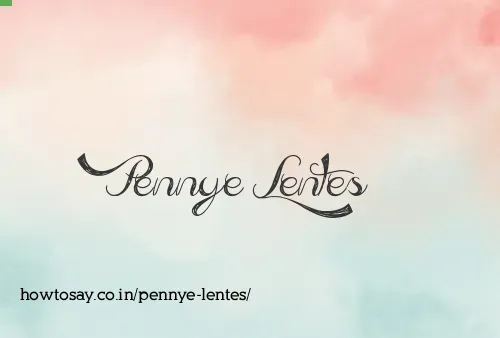 Pennye Lentes