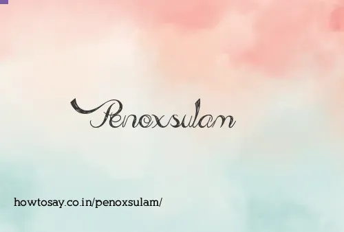 Penoxsulam