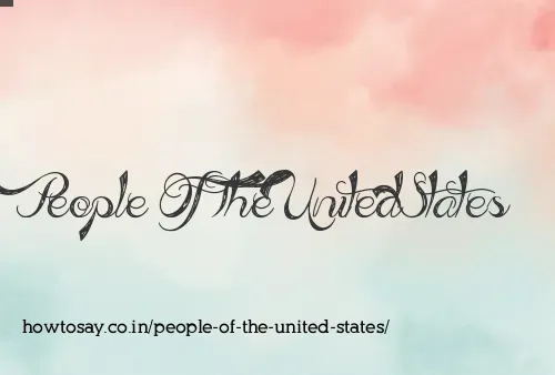 People Of The United States