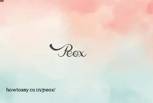 Peox