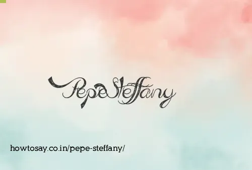 Pepe Steffany