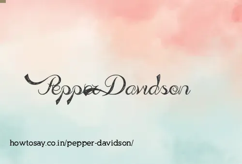 Pepper Davidson