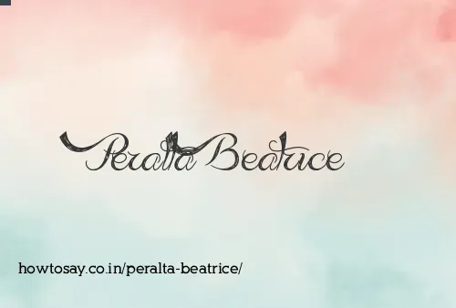 Peralta Beatrice