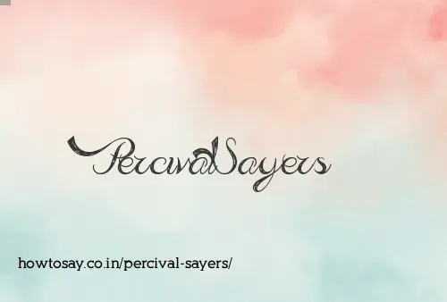 Percival Sayers