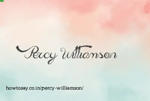 Percy Williamson