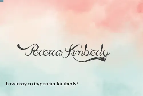 Pereira Kimberly