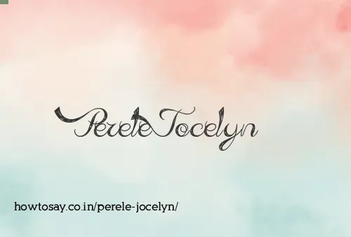 Perele Jocelyn